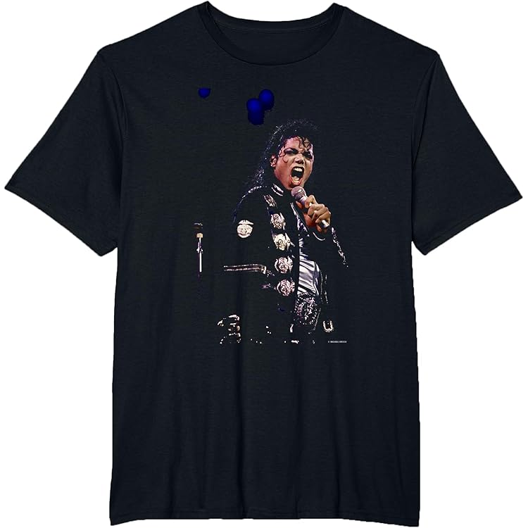 Amazon.com: Michael Jackson Bad World Tour 1988 T-Shirt, Men's Big